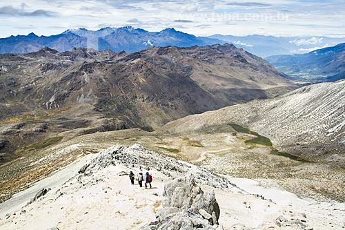  Assunto: Vista do cume do Pico Pan de Azúcar com Sierra Nevada ao fundo / Local: Mérida - Mérida - Venezuela - América do Sul / Data: 05/2012 