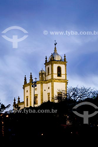  Assunto: Vista noturna da Igreja de Nossa Senhora da Glória do Outeiro (1739) / Local: Glória - Rio de Janeiro (RJ) - Brasil / Data: 02/2012 