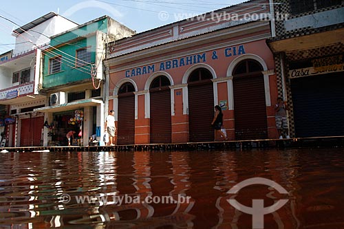  Assunto: Enchente no centro histórico de Manaus / Local: Manaus - Amazonas (AM) - Brasil / Data: 05/2012 