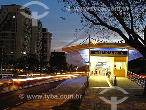  Assunto: Estação do BRT (Bus Rapid Transit)  Transoeste          / Local: Barra da Tijuca - Rio de Janeiro (RJ) - Brasil / Data: 07/2012 