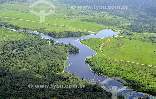  Assunto: Áreas desmatadas dentro da Reserva Biológica de Gurupi / Local: Maranhão (MA) - Brasil / Data: 05/2012 