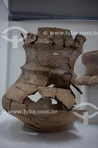  Assunto: Museu Sacaca - Urna funerária antropomorfa - Calçoene / Local: Macapá - Amapá (AP) - Brasil / Data: 04/2012 