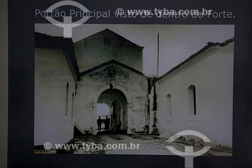  Assunto: Reprodução de foto da Fortaleza de São José de Macapá  (1782)  -  Acervo da Fortaleza / Local: Macapá - Amapá ( AP )  - Brasil / Data: 04/2012 