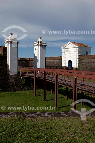  Assunto: Entrada da Fortaleza de São José de Macapá (1782) / Local: Macapá - Amapá (AP) - Brasil / Data: 04/2012 