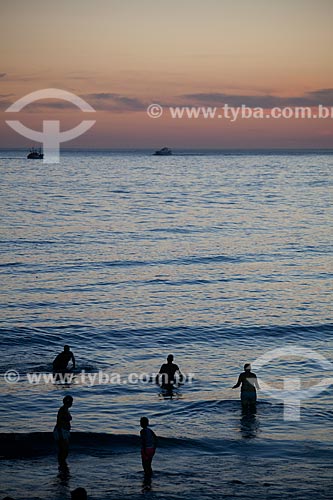  Assunto: Pôr do sol na praia de Ipanema / Local: Rio de Janeiro - Rio de Janeiro (RJ) - Brasil / Data: 04/2012 