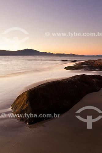  Assunto: Anoitecer na Praia do Forte / Local: Florianópolis - Santa Catarina (SC) - Brasil / Data: 07/2012 