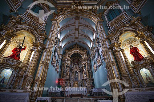  Assunto: Altar da Igreja da Ordem Terceira de Nossa Senhora do Monte do Carmo (1636)  / Local: Largo do Carmo - Salvador - Bahia (BA) - Brasil / Data: 07/2012 