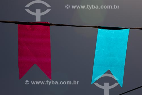  Assunto: Bandeiras de festa junina / Local: Salvador - Bahia (BA) - Brasil / Data: 07/2012 