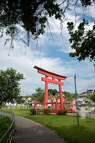  Assunto: Monumento Toori em homenagem aos 100 anos da Imigração Japonesa  / Local: Registro - São Paulo (SP) - Brasil / Data: 02/2012 