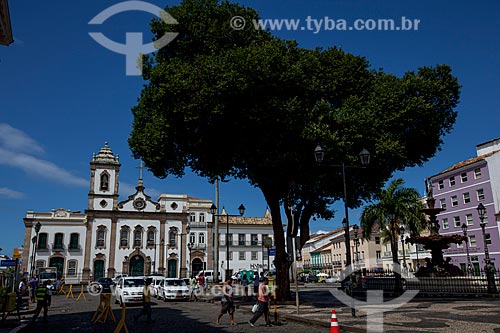  Assunto: Terreiro de Jesus - também conhecida como Praça 15 de novembro - com a Igreja de São Domingos ao fundo / Local: Salvador - Bahia (BA) - Brasil / Data: 07/2012 