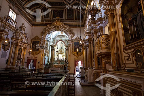  Assunto: Nave central da Igreja da Ordem Terceira de São Francisco (1703) / Local: Salvador - Bahia (BA) - Brasil / Data: 07/2012 