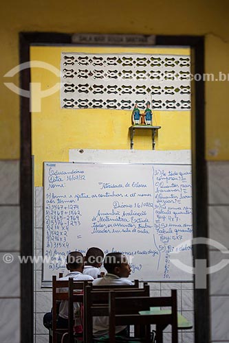  Assunto: Alunos na Escola Educandário Paroquial à Jesus por Maria / Local: Cachoeira - Bahia (BA) - Brasil / Data: 07/2012 