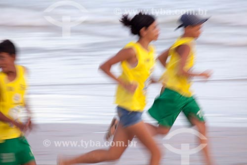  Assunto: Prática de corrida na orla de Maceió / Local: Maceió - Alagoas (AL) - Brasil / Data: 07/2012 