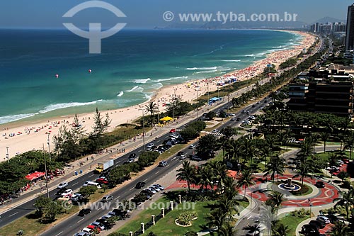  Assunto: Praia da Barra da Tijuca e Avenida Sernambetiba  / Local: Rio de Janeiro - Rio de Janeiro (RJ) - Brasil / Data: 08/2012 