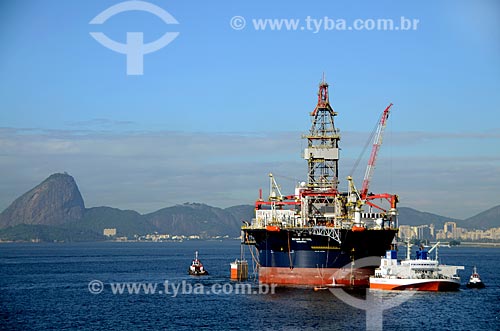  Assunto: Navio Plataforma ( Brasil Sevan) de petróleo de origem norueguesa a serviço da PETROBRAS na Baía de Guanabara   / Local: Rio de Janeiro - Rio de Janeiro (RJ) - Brasil / Data: 05/2012 