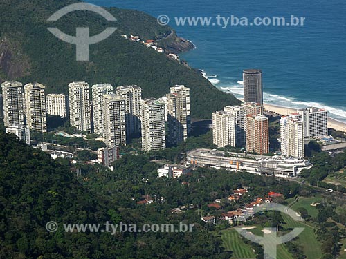  Assunto: São Conrado visto da Pedra Bonita / Local: São Conrado - Rio de Janeiro (RJ) - Brasil / Data: 09/2012 