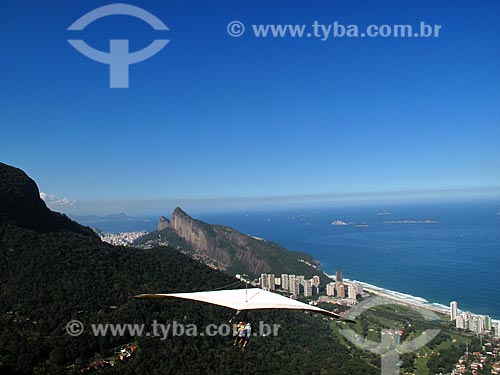  Assunto: Salto de asa delta da Pedra Bonita / Local: São Conrado - Rio de Janeiro (RJ) - Brasil / Data: 09/2012 