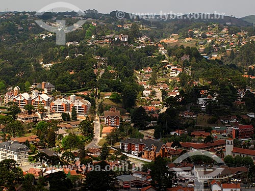  Assunto: Vila Capivari vista do Morro do Elefante / Local: Campos do Jordão - São Paulo (SP) - Brasil / Data: 09/2012 