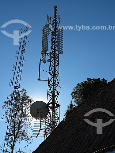  Assunto: Antenas de comunicação no alto do Morro do Elefante em Campos do Jordão                           / Local: Campos do Jordão - São Paulo (SP) - Brasil / Data: 09/2012 