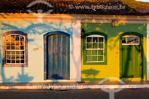  Assunto: Casa colonial no centro histórico do bairro Ribeirão da Ilha / Local: Florianópolis - Santa Catarina (SC) - Brasil / Data: 08/2012 