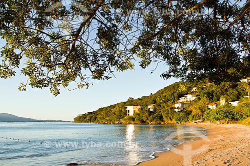  Assunto: Praia da Barra do Sambaqui / Local: Florianópolis - Santa Catarina (SC) - Brasil / Data: 09/2012 