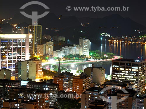  Assunto: Prédios da Enseada de Botafogo à noite / Local: Botafogo - Rio de Janeiro (RJ) - Brasil  / Data: 10/2012 