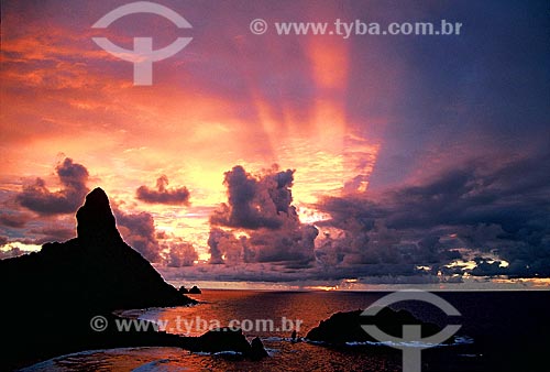  Assunto: Fernando de Noronha vista do Forte / Local: Fernando de Noronha - Pernambuco (PE) - Brasil / Data: 1999 