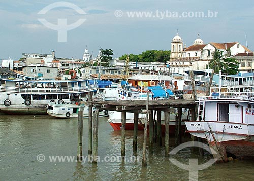  Assunto: Porto de Belém às margens do Rio Guamá / Local: Belém - Pará (PA) - Brasil / Data: 11/2004 