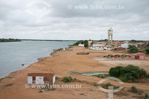  Assunto: Rio São Francisco no período de estiagem / Local: Distrito de Ibó - Abaré - Bahia (BA) - Brasil / Data: 08/2012 