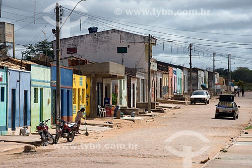  Assunto: Rua do distrito Vila do Catimbau no sertão de Pernambuco / Local: Buíque - Pernambuco (PE) - Brasil / Data: 08/2012 
