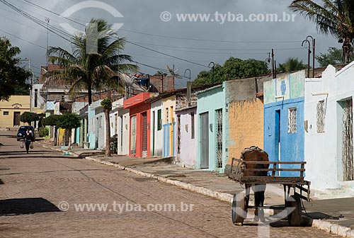  Assunto: Rua do distrito Vila do Catimbau no sertão de Pernambuco / Local: Buíque - Pernambuco (PE) - Brasil / Data: 08/2012 