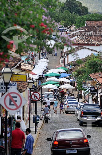  Assunto: Rua do Lazer - antiga Rua do Rosário / Local: Pirenópolis - Goiás (GO) - Brasil / Data: 05/2012 