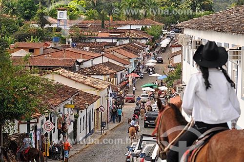  Assunto: Rua do Lazer - antiga Rua do Rosário / Local: Pirenópolis - Goiás (GO) - Brasil / Data: 05/2012 