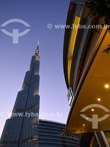  Assunto: Edifício Burj Khalifa - prédio mais alto do mundo / Local: Dubai - Emirados Árabes Unidos - Ásia / Data: 03/2012 