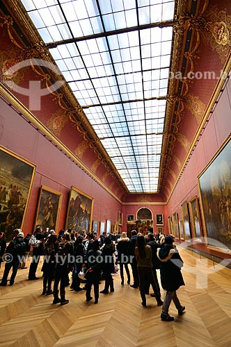  Assunto: Visitantes no Museu do Louvre / Local: Paris - França - Europa / Data: 02/2012 