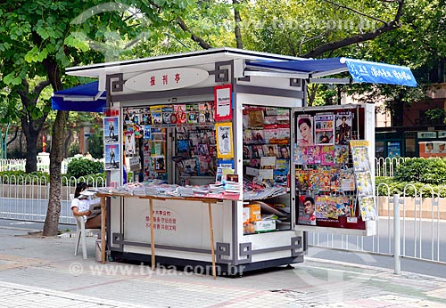  Assunto: Banca de jornal / Local: Distrito de Yuexiu - Guangzhou - China - Ásia / Data: 08/2010 