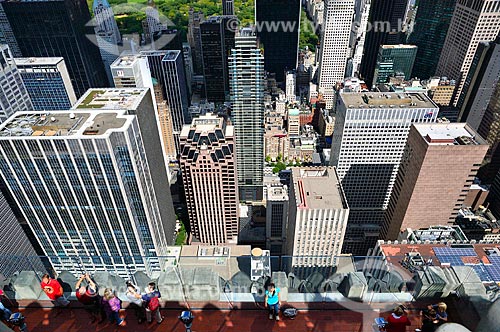  Assunto: Edifícios do Rockefeller Center / Local: Manhattan - Nova Iorque - Estados Unidos - América do Norte / Data: 09/2010 