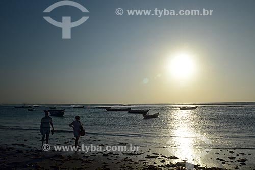  Assunto: Casal na praia de Jericoacoara / Local: Jijoca de Jericoacoara - Ceará (CE) - Brasil / Data: 09/2012 