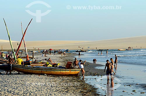  Assunto: Vista da praia de Jericoacoara / Local: Jijoca de Jericoacoara - Ceará (CE) - Brasil / Data: 09/2012 