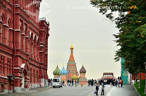  Assunto: Rua de acesso à Praça Vermelha ao lado do Museu Histórico do Estado da Rússia / Local: Moscou - Rússia - Europa / Data: 09/2010 