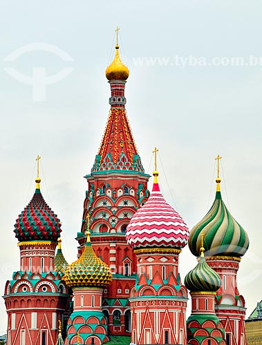  Assunto: Cúpulas da Catedral de São Basílio (1561) / Local: Moscou - Rússia - Europa / Data: 09/2010 