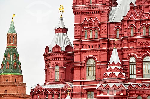  Assunto: Museu Histórico do Estado da Rússia (1872) / Local: Moscou - Rússia - Europa / Data: 09/2010 