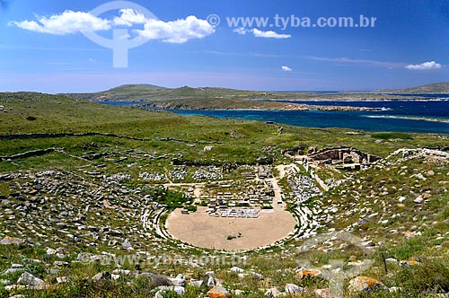 Assunto: Ágora dos Competaliastas / Local: Ilha de Delos - Míconos - Grécia - Europa / Data: 04/2011 
