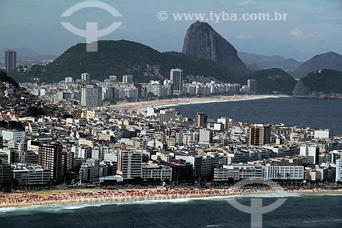  Assunto: Vista das praias de Ipanema e Copacabana com Pão de Açúcar ao fundo / Local: Rio de Janeiro (RJ) - Brasil / Data: 12/2012 