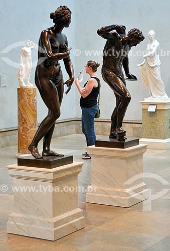  Assunto: Esculturas no Museu J. Paul Getty / Local: Brentwood - Califórnia - Estados Unidos da América - América do Norte / Data: 08/2011 