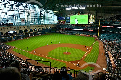  Assunto: Partida de Beisebol no Minute Maid Park (Houston Astros X Milwaukee Brewers) / Local: Houston - Texas - Estados Unidos da América - América do Norte / Data: 09/2011 