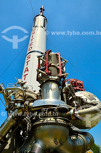  Assunto: Sistema de propulsão utilizado no Projeto Mercury no Centro Espacial Lyndon B. Johnson / Local: Houston - Texas - Estados Unidos da América - América do Norte / Data: 09/2011 