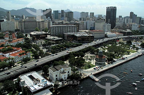  Assunto: Vista do Elevado da Perimetral / Local: Centro - Rio de Janeiro (RJ) - Brasil / Data: 12/2012 