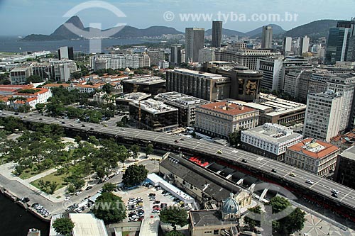  Assunto: Vista do Elevado da Perimetral / Local: Centro - Rio de Janeiro (RJ) - Brasil / Data: 12/2012 