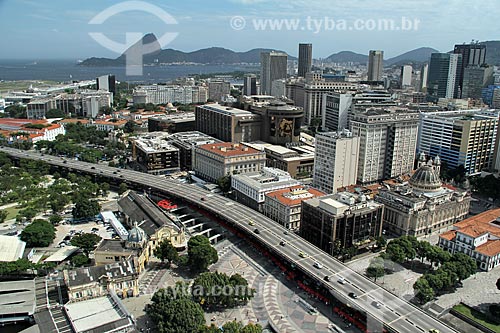  Assunto: Vista do Elevado da Perimetral / Local: Centro - Rio de Janeiro (RJ) - Brasil / Data: 12/2012 